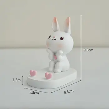 4 צבעים שימושי ארנב חמוד פרח עט מיכל פלסטיק קלמר קיבולת גבוהה קישוט הבית