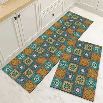 מטבח משובח, השטיח בסלון עמיד למים במטבח רצפת שטיח ארוך שטיחים שטח מסדרון הכניסה שטיחון רחיץ עור השטיח