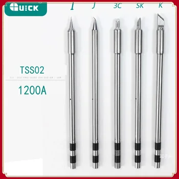 מקורי מהר TS1200A נטול עופרת הלחמה ברזל טיפ ידית ריתוך עט כלים TSS02 חשמלי ראש מלחם TSS02-3C-J-י-ק-ס. ח.