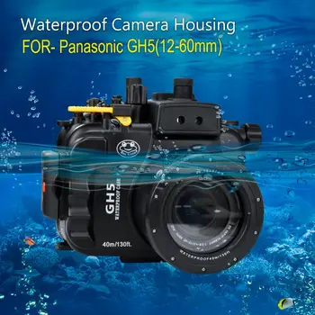 Seafrogs 40M/130ft מתחת למים תיק מצלמה Canon PowerShot G1X Mark III מצלמה עמיד למים מקרה דיור 1pc תת מימיים