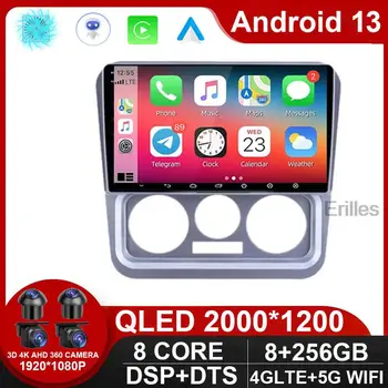אנדרואיד 13 אוטומטי רדיו במכונית על Geely CK 2008 - 2016 QLED AI קול נגן מולטימדיה GPS Bluetooth USB Carplay סטריאו לא 2 Din