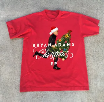 חדש רישום בריאן אדמס מתנות אוהדים חג המולד EP יוניסקס חולצה כל גודל של 5XL LL1576