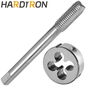 Hardiron M8 × 1.25 ברז סט למות ביד שמאל, M8 × 1.25 מכונת חוט הקש & סיבוב למות