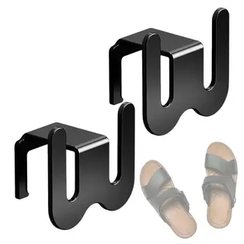 2pcs קיר רכוב הנעל מתלים רב תכליתי חיסכון בחלל הנעל קולבים יצירתי משק הבית נעל ארגונית עבור שירותים סלון