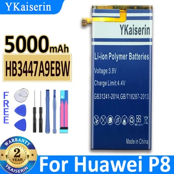 YKaiserin HB3447A9EBW הסוללה 5000mAh עבור Huawei Ascend P8 הגר 