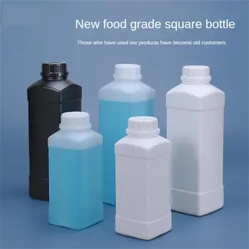 ריק כיכר בקבוק פלסטיק עם מכסה כיתה מזון HDPE מיכל שמפו קרם צבע למילוי הבקבוק.