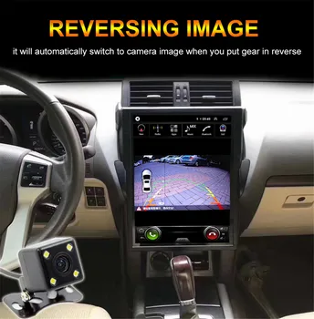 אנדרואיד טסלה סגנון ניווט GPS רכב עבור טויוטה פראדו/לנד קרוזר 150/LC150 2014-2017 אוטומטי רדיו סטריאו נגן מולטימדיה