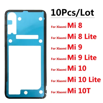 10Pcs/Lot, בחזרה מכסה הסוללה הדלת מדבקה דבק דבק קלטת Xiaomi Mi 8 9 10 10T Lite Pro A3 / Redmi הערה 7 8 9 9 10 Pro
