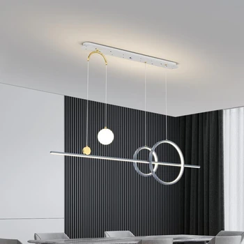 LED תקרה נברשת עבור עיצוב חדר תליון מנורה נורדי חי מטבח המסעדה השולחן לקישוט הבית האורות במקום.