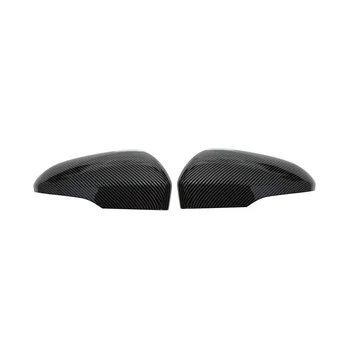 הרכב סיבי פחמן שחור היפוך מראה כיסוי מראה אחורית כיסוי מעטפת עבור פורד לנו סטנדרטי מונדיאו היתוך 2013-2021