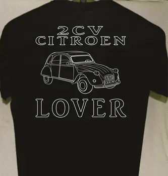 סיטרואן 2CV המאהב חולצה יותר tshirts למכירה מתנה נהדרת לחבר