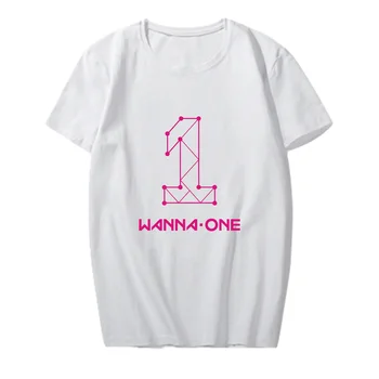 BomHCS Kpop רוצה אחת חולצת טי הבסיסי רחוב מזדמנים צמרות Fanmade מקסימום