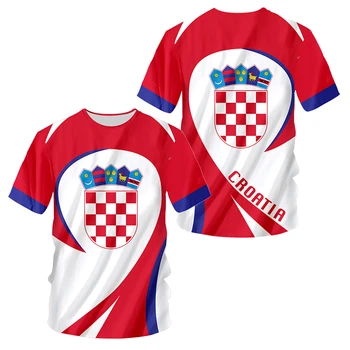 קרואטיה דגל חולצות גברים+ילדים כדורגל בגדים באיכות גבוהה גודל גדול בקיץ קרואטיה ג 'רזי הכדורגל עיצוב ג' רזי Dropshipping