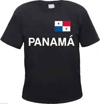 פנמה-טי-שירט - שחור - דגל לחץ - S 3XL - מרכז אמריקה עיר המדינה