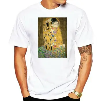 גוסטב קלימט להדפיס חולצת טי אמנות הציור לאמנות מודרנית. S M L XL 2XL 3XL