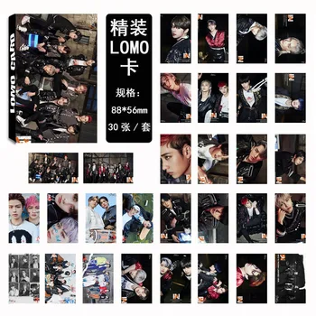30pcs/סט Kpop תועה ילדים LOMO כרטיסי אלבום תמונות ללכת לחיות חיים באיכות גבוהה HD כרטיסי צילום עבור אוהדים אוסף
