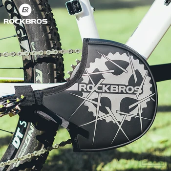 ROCKBROS Crankset שומר כיסוי אלסטי Chainring מגן על MTB הכביש אנטי-זרוק אופניים אופניים Accesorios