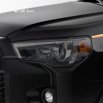 עבור טויוטה 4 ראנר 2014-2022 אביזרים לרכב פנס סרט מגן קדמי שחור שקוף TPU מדבקה